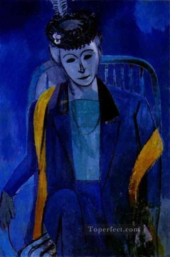  Fauvist Art Painting - Portrait of the Artist s Wife 191213 Fauvist